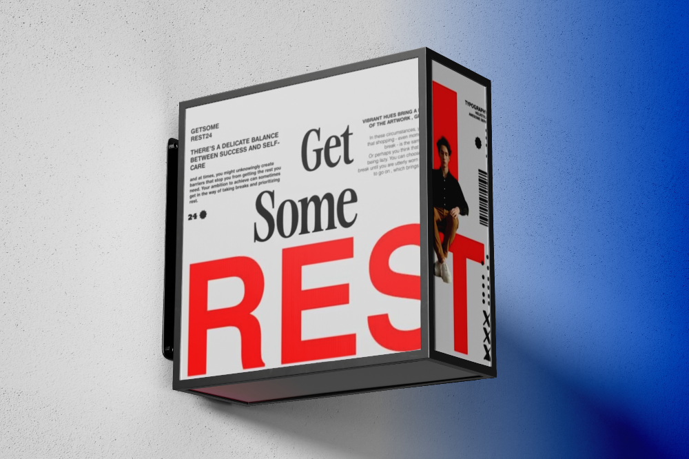 Get Some Rest - Fontober Typography Poster